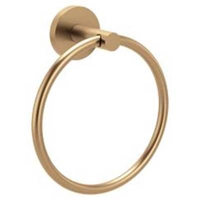 Arlys Towel Ring Bzg Wh by Moen