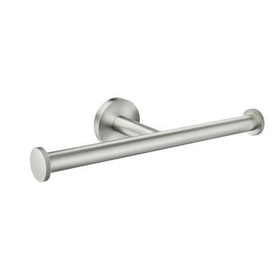 Brushed Nickel Double Paper Holder by Moen