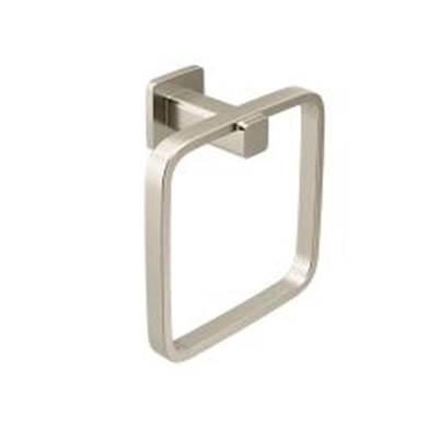 Brushed Nickel Towel Ring by Moen