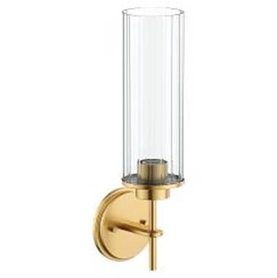 Brushed Gold One Globe Bath Light by Moen