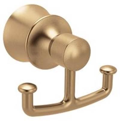 Bronzed Gold (Bzg) Double Robe Hook by Moen