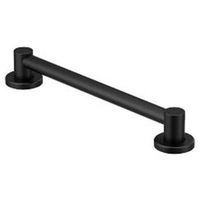 Matte Black 18'' Designer Grab Bar by Moen