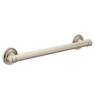 Brushed Nickel 18'' Designer Grab Bar by Moen
