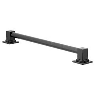 Matte Black 24'' Designer Grab Bar by Moen