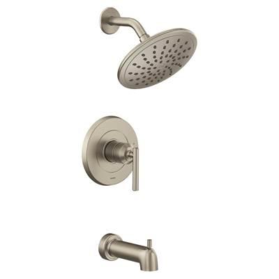 Gibson M-CORE 2-Series Eco Performance 1-Handle Tub and Shower Trim Kit in Brushed Nickel (Valve Sold Separately) by Moen