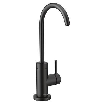 Sip Modern Cold Water Kitchen Beverage Faucet with Optional Filtration System, Matte Black by Moen
