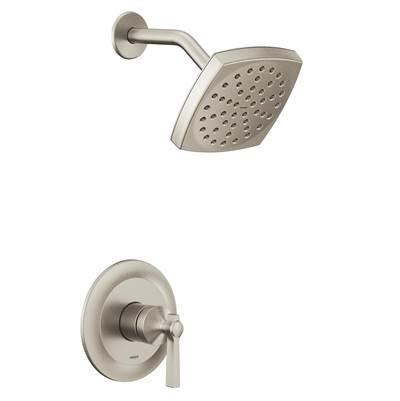 Flara M-CORE 2-Series Eco Performance 1-Handle Shower Trim Kit in Brushed Nickel (Valve Sold Separately) by Moen