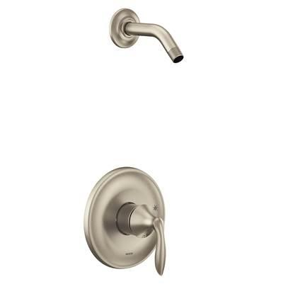 Eva M-CORE 2-Series 1-Handle Shower Trim Kit in Brushed Nickel (Valve Sold Separately) by Moen