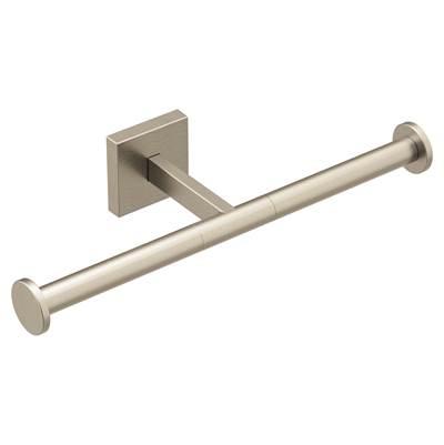 Brushed Nickel Double Paper Holder by Moen