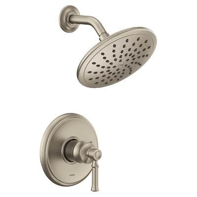 Dartmoor M-CORE 2-Series Eco Performance 1-Handle Shower Trim Kit in Brushed Nickel (Valve Sold Separately) by Moen
