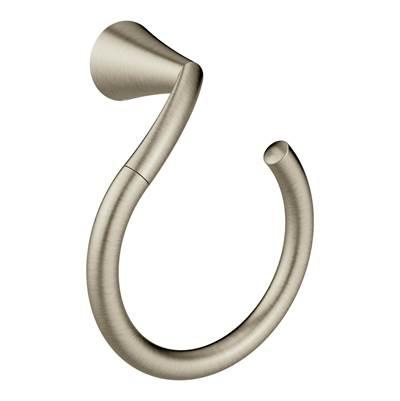 Brushed Nickel Towel Ring by Moen