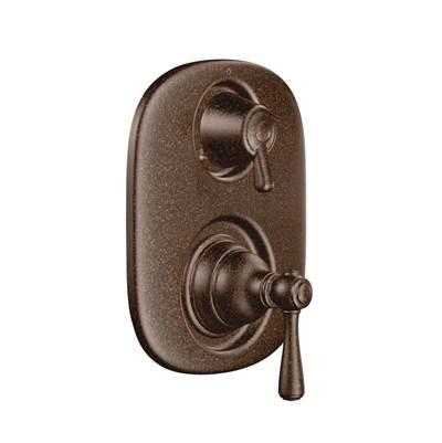 Kingsley Moentrol Shower Valve with 3-Function Integrated Diverter Valve Trim, Valve Required, Oil-Rubbed Bronze