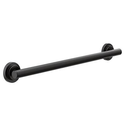 Matte Black 24'' Designer Grab Bar by Moen