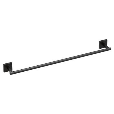 Matte Black 24'' Towel Bar by Moen