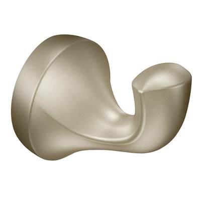 Brushed Nickel Single Robe Hook by Moen