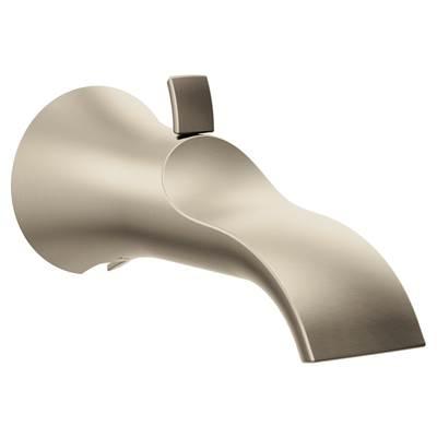 Doux Diverter Tub Spout - Brushed Nickel by Moen