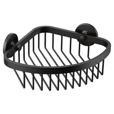 Matte Black Shower Basket by Moen