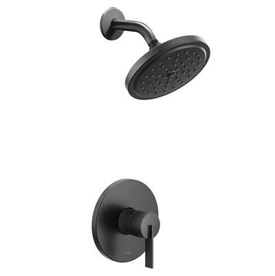 Cia M-CORE 2-Series Eco Performance 1-Handle Shower Trim Kit in Matte Black (Valve Sold Separately) by Moen