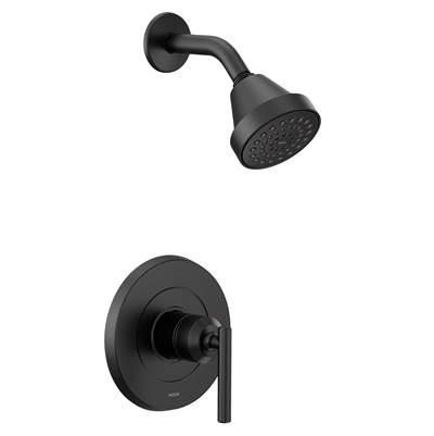 Gibson M-CORE 2-Series Eco Performance 1-Handle Shower Trim Kit in Matte Black (Valve Sold Separately) by Moen