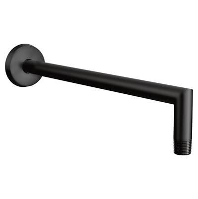 Arris 14-Inch Rainshower Straight Shower Arm and Flange, Matte Black by Moen