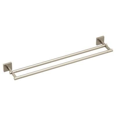 Brushed Nickel 24'' Double Towel Bar by Moen