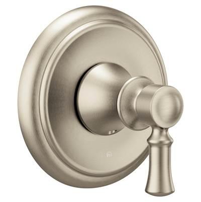 Dartmoor 1-Handle M-CORE Transfer Valve Trim Kit in Brushed Nickel (Valve Sold Separately) by Moen