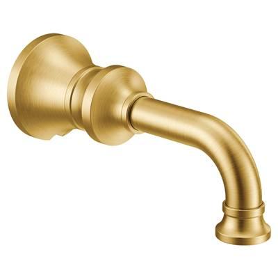 Colinet Traditional Non-diverting Tub Spout with Slip-fit CC Connection in Brushed Gold by Moen