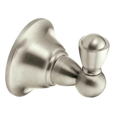 Brushed Nickel Single Robe Hook by Moen