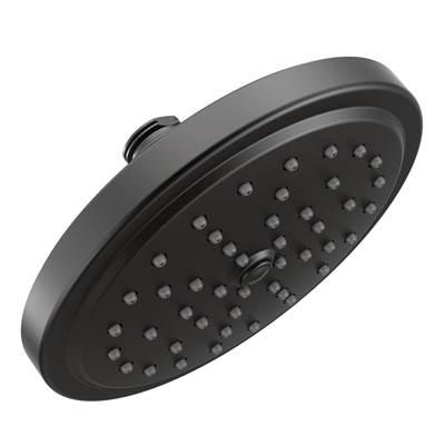 7-Inch Single Function Shower Head with Immersion Rainshower Technology, Matte Black by Moen