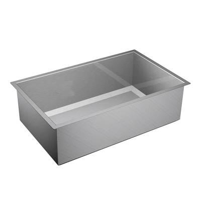 1600 Series 16 Gauge Single Bowl Undermount Sink, Stainless Steel by Moen