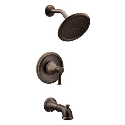 Belfield 1-Handle 1-Spray Posi-Temp Eco-Performance Tub and Shower Trim Kit in Oil Rubbed Bronze (Valve Sold Separately) by Moen