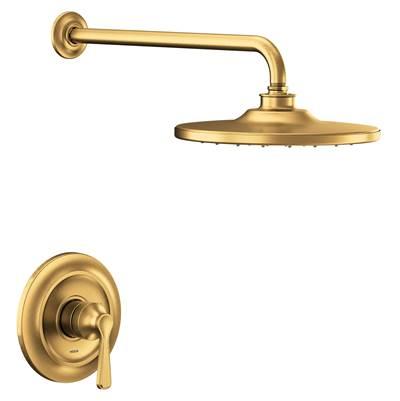 Colinet M-CORE 2-Series Eco Performance 1-Handle Shower Trim Kit in Brushed Gold (Valve Sold Separately) by Moen