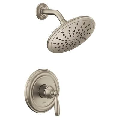 Brantford M-CORE 2-Series Eco Performance 1-Handle Shower Trim Kit in Brushed Nickel (Valve Sold Separately) by Moen