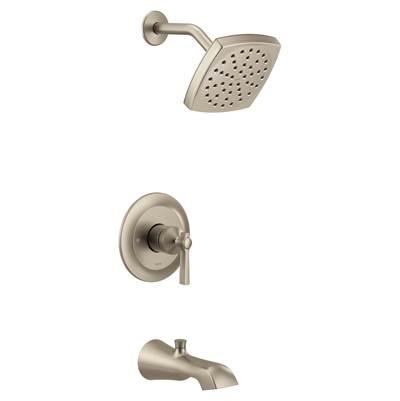 Flara M-CORE 3-Series 1-Handle Tub and Shower Trim Kit in Brushed Nickel (Valve Sold Separately) by Moen