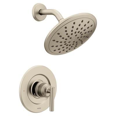 Gibson Posi-Temp Pressure Balancing Modern Shower Only Trim with 8-Inch Rainshower, Valve Required, Brushed Nickel by Moen