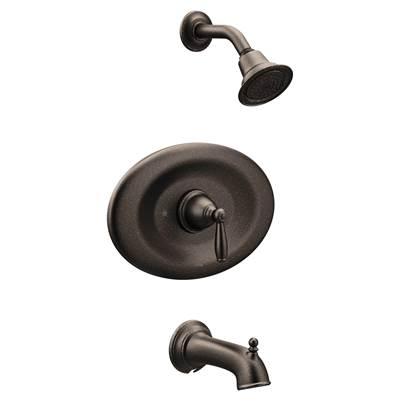 Brantford Posi-Temp Eco-Performance Tub and Shower Trim Kit, Valve Required, Oil Rubbed Bronze by Moen