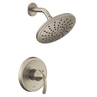 Glyde M-CORE 2-Series Eco Performance 1-Handle Shower Trim Kit in Brushed Nickel (Valve Sold Separately) by Moen