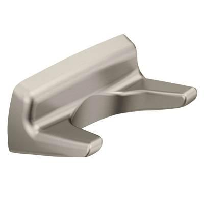 Brushed Nickel Double Robe Hook by Moen