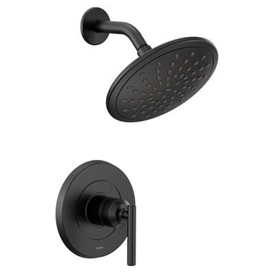 Gibson M-CORE 2-Series Eco Performance 1-Handle Shower Trim Kit in Matte Black (Valve Sold Separately) by Moen