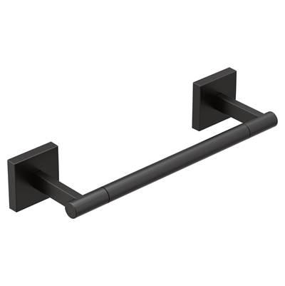 Matte Black 9'' Hand Towel Bar by Moen