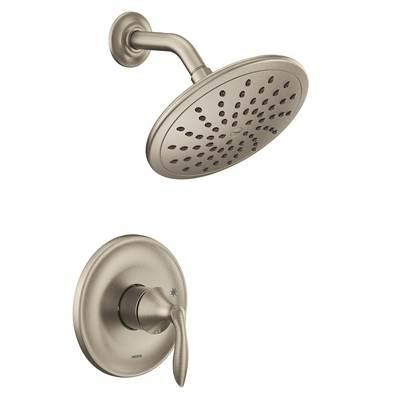 Eva M-CORE 2-Series Eco Performance 1-Handle Shower Trim Kit in Brushed Nickel (Valve Sold Separately) by Moen