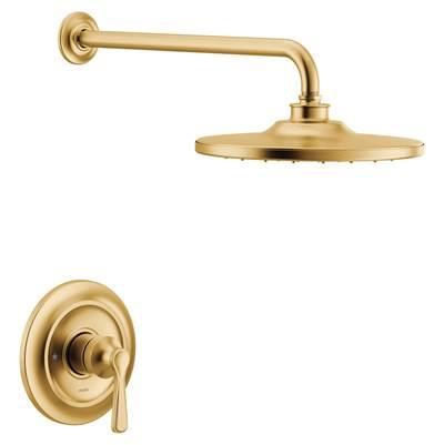 Colinet M-CORE 3-Series 1-Handle Shower Trim Kit in Brushed Gold (Valve Sold Separately) by Moen