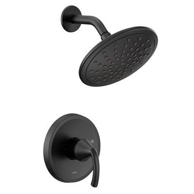 Glyde M-CORE 2-Series Eco Performance 1-Handle Shower Trim Kit in Matte Black (Valve Sold Separately) by Moen