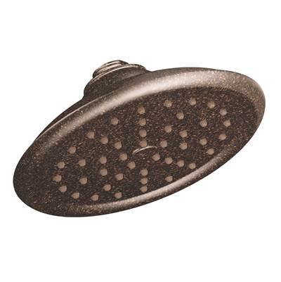 ExactTemp 7'' One-Function Rainshower Showerhead with Immersion Technology at 2.5 GPM Flow Rate, Oil Rubbed Bronze by Moen