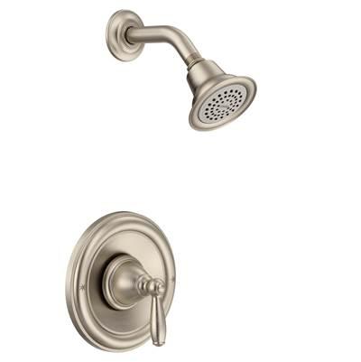 Brantford Single-Handle Posi-Temp Shower Only Trim Kit in Brushed Nickel (Valve Sold Separately) by Moen