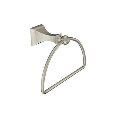 Brushed Nickel Towel Ring by Moen