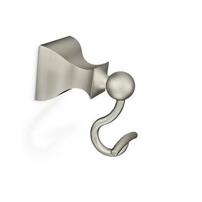 Brushed Nickel Single Robe Hook by Moen
