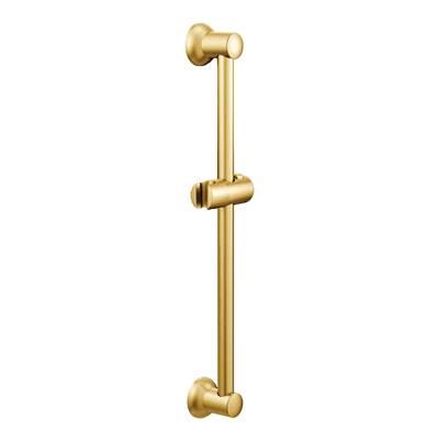 Handshower 30-Inch Adjustable Slidebar Assembly, Brushed Gold by Moen