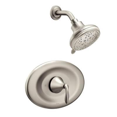 Eva Posi-Temp Eco-Performance Shower Trim Kit, Valve Required, Brushed Nickel by Moen