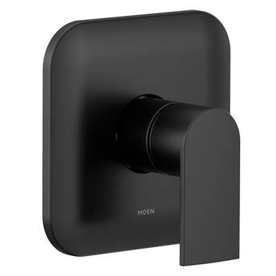 Genta M-CORE 2-Series 1-Handle Shower Trim Kit in Matte Black (Valve Sold Separately) by Moen